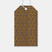 金ゴールドドットカスタムギフトラベル ギフトタグ (裏面)