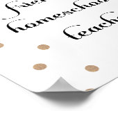 金ゴールドドットホームスクール先生引用文ポスター ポスター (角)