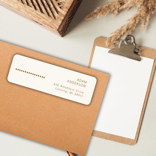 金ゴールドドットミニマルシンプルプロフェッショナルクリーム ラベル