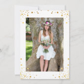 金ゴールドドット医療看護学校卒業会 招待状 (裏面)