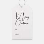 金ゴールドドット（赤） ギフトタグ (裏面)