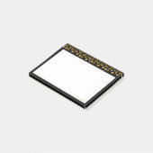 金ゴールドドット(黒) ポストイット (アングル)