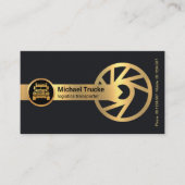 金ゴールドドライブシャフトグローバルタイヤリムロジスティックドライバ 名刺 (正面)