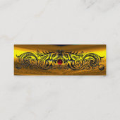 金ゴールドドラゴンズ赤ルビー玉石 スキニー名刺 (裏面)