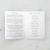 金ゴールドドラゴンフライお祝い生涯葬式 プログラム (内部)