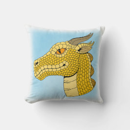 金ゴールドドラゴンヘッドのプロフィール クッション