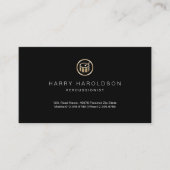 金ゴールドドラムアイコンパーカッショニスト名刺 名刺 (正面)