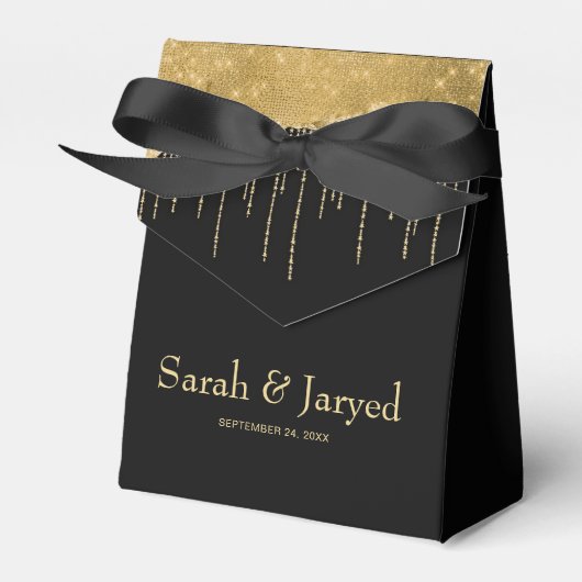 金ゴールドドリップグリッター フェイバーボックス (正面サイド)