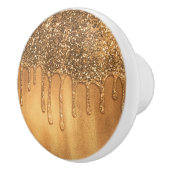 金ゴールドドリップハニーグリッターかわいらしドリップ セラミックノブ (右)