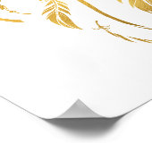 金ゴールドドリームキャッチャー ポスター (角)