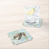 金ゴールドドリームシーカメ ペーパーコースター (インサイチュ)