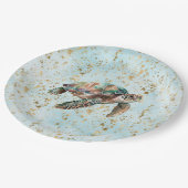 金ゴールドドリームシーカメ ペーパープレート (アングル)