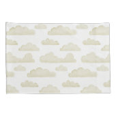 金ゴールドドリームタイムウォーターカラークラウドパイロケース 枕カバー (裏面-右)