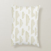 金ゴールドドリームタイム水彩雲アクセント枕 アクセントクッション (裏面(縦))