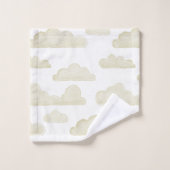 金ゴールドドリームタイム水彩雲タオル バスタオルセット (ウォッシュタオル)