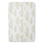 金ゴールドドリームタイム水彩雲風呂マット バスマット (正面縦)