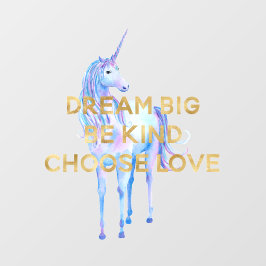 金ゴールドドリームブアンドセレクト愛ユニコーン ウィンドウサイン