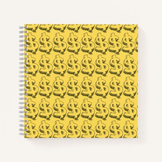金ゴールドドル ノートブック (正面)