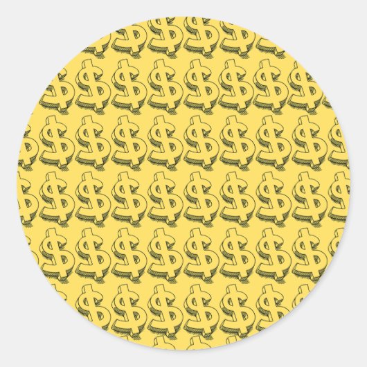 金ゴールドドル ラウンドシール (正面)