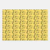 金ゴールドドル ラッピングペーパーシート (正面)