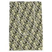 金ゴールドドレッサかわいらしージュライダー ミディアムペーパーバッグ (裏面)