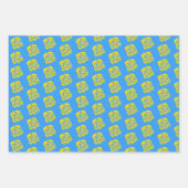 金ゴールドドレデルラッピング紙シート ラッピングペーパーシート (正面)