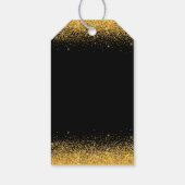 金ゴールドドレフェイクスグリッターキンセアニェラ ギフトタグ (裏面)