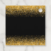 金ゴールドドレフェイクスグリッターキンセアニェラ フェイバータグ (裏面)