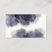 金ゴールドナイトムーンおむつ赤ちゃんシャワーカード エンクロージャーカード (裏面)