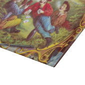 金ゴールドナゲッツアンティークシガーラベル カッティングボード (角)