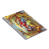 金ゴールドナゲッツアンティークシガーラベル ノートブック (右側)