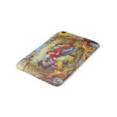 金ゴールドナゲッツアンティークシガーラベル バスマット (アングル)