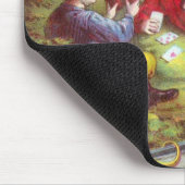 金ゴールドナゲッツアンティークシガーラベル マウスパッド (コーナー)