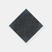 金ゴールドネイビーエレガンスダイアモンドジオデコ結婚ズ スタンダードカクテルナプキン (角)