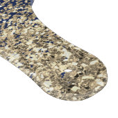 金ゴールドネイビーブルーグリッタースクリプトモノグラムガーリー名 カッティングボード (角)