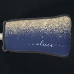 金ゴールドネイビーブルーグリッタースクリプトモノグラムガーリー名 ゴルフヘッドカバー<br><div class="desc">ネイビーブルーと金ゴールドスパークルグリッタースクリプトモノグラム名ゴルフパターカバー。これは、最高の甘い16歳の誕生日、結婚ブライダルシャワー、記念日、赤ちゃんシャワーまたはバチェロレッテギフトを作る誰かがグラームの豪華さとシックなスタイルを愛する。</div>