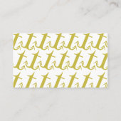 金ゴールドネイビ航海のいかりビーチ結婚式座席表 プレイスカード (裏面)