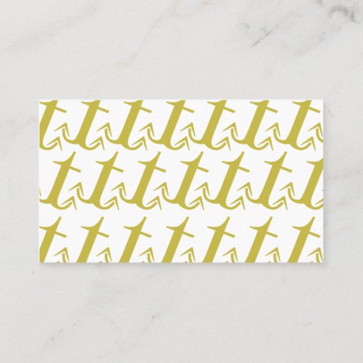 金ゴールドネイビ航海のいかりビーチ結婚式座席表 プレイスカード (裏面)