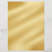 金ゴールドネイルアーティスト美しいサロン価格表テンプレート メニュー (裏面)