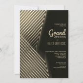 金ゴールドネオン灯 招待状 (正面)