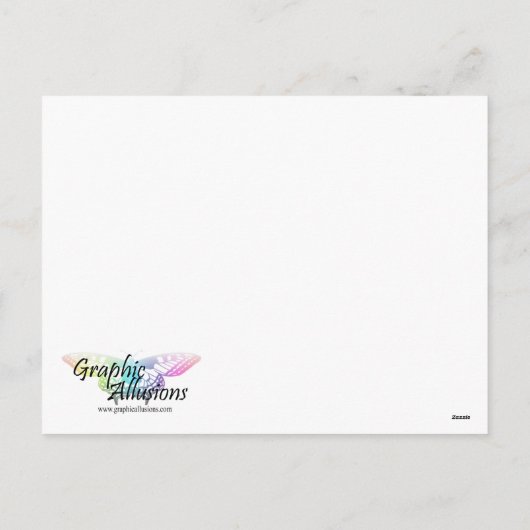 金ゴールドノエルとクリスマスツリーレッド シーズンポストカード (裏面)