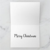 金ゴールドノエルとバラ金ゴールドクリスマス カード (内部)