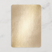 金ゴールドノットユニオンダブル幸福中国の結婚ズ エンクロージャーカード (裏面)