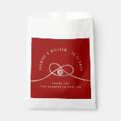 金ゴールドノットユニオンダブル幸福中国の結婚ズ フェイバーバッグ (正面)