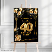 金ゴールドハイヒール40th誕生日抱き枕✨ ミディアムペーパーバッグ