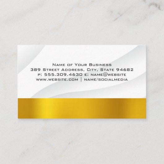 金ゴールドハイライザー建物 | ラックス実在エテート 名刺 (裏面)