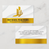 金ゴールドハイライザー建物 | ラックス実在エテート 名刺 (正面/裏面)