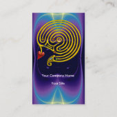 金ゴールドハイラビリンス/パープルブルー光波 名刺 (裏面)