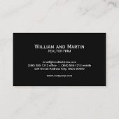 金ゴールドハウスロゴ 名刺 (裏面)