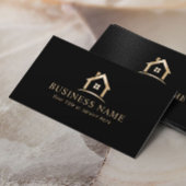 金ゴールドハウスロ実在ゴエステート不動産仲介業者ハウスクリーニング 名刺